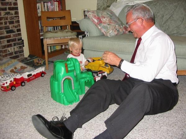 Stan plays with Adair, too.